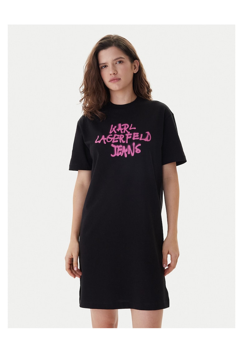 Rochie casual Femei - bumbac organic - negru