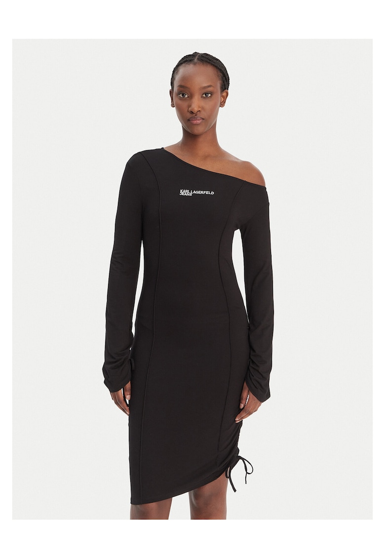 Rochie Viscoza - Negru - Negru