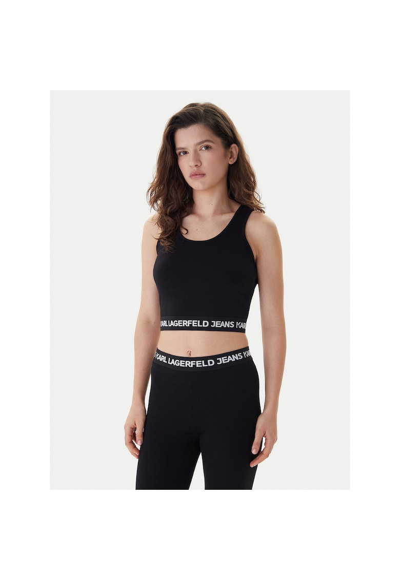Bustiera dama - neagra - viscoza/poliamida/elastan