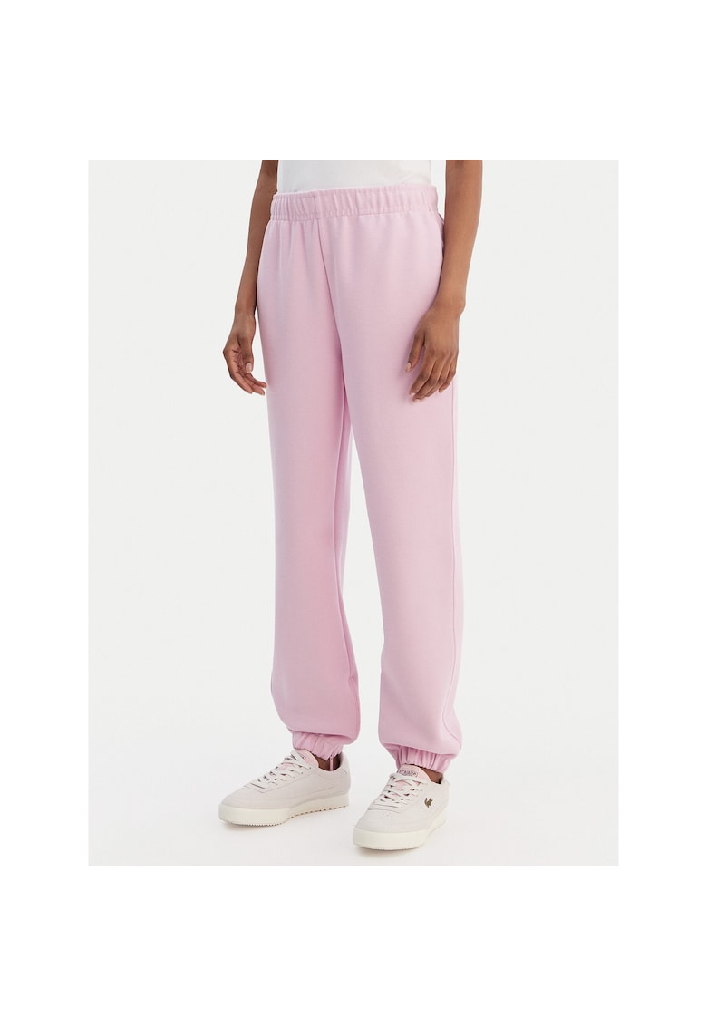 Pantaloni sport dama - roz - bumbac si poliester