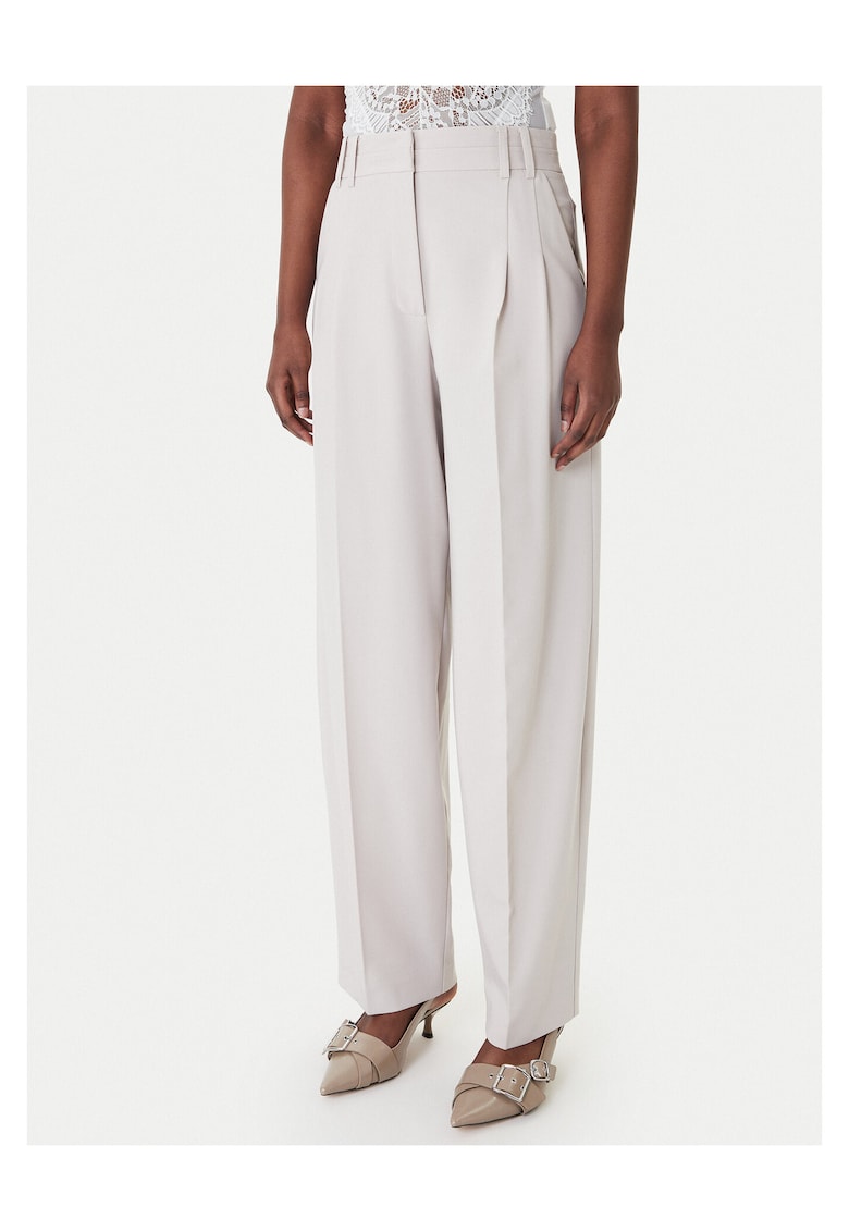 Pantaloni dama - material poliester - gri