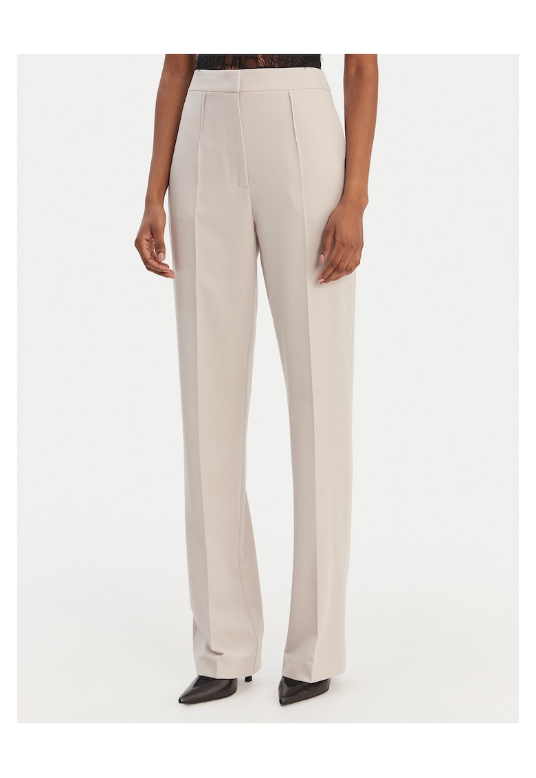 Pantaloni dama - poliester - gri