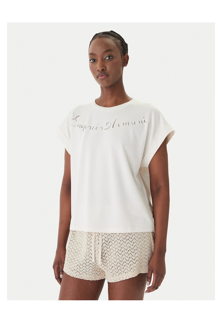 Tricou dama - alb - viscoza/poliester/elastan