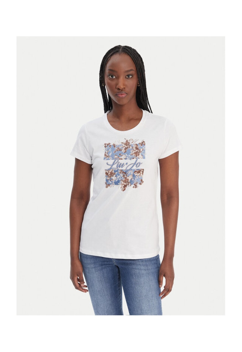 Tricou dama - bumbac - culoare alb