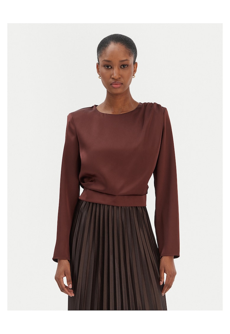Bluza dama - poliester - maro