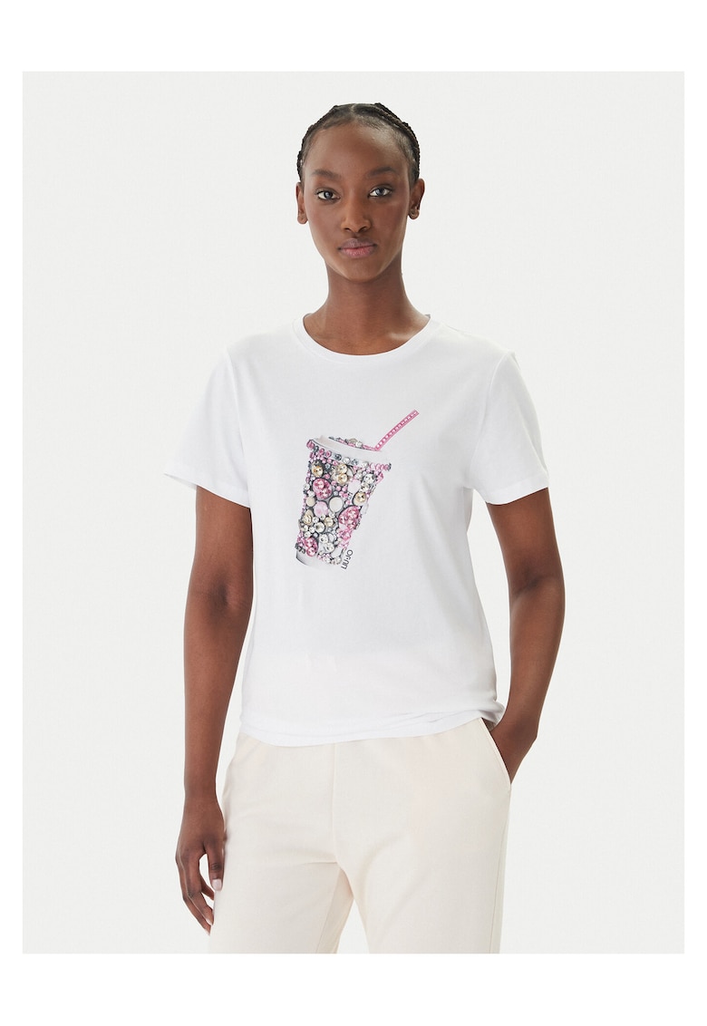Tricou Femei - Alb - Bumbac 100% -