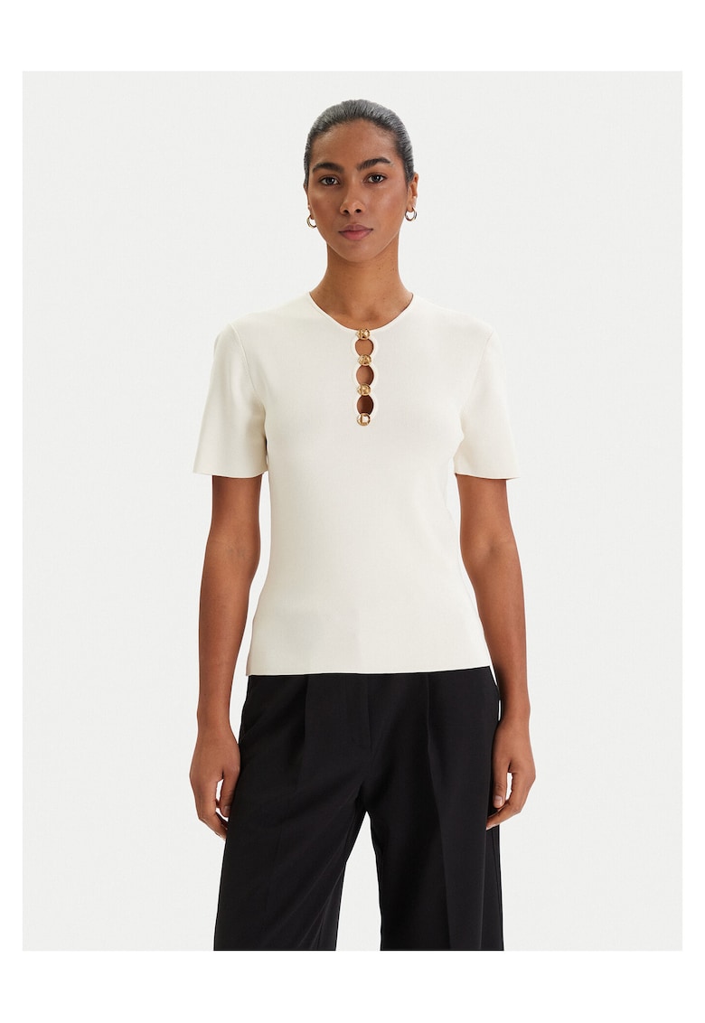Bluza dama - slim fit - ecru
