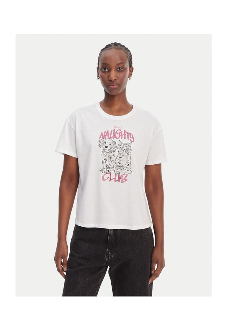 Tricou de Femei - Bumbac - Alb
