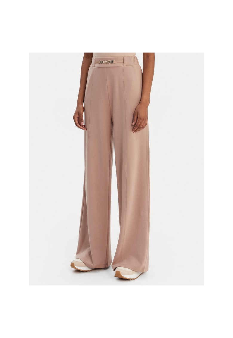 Pantaloni sport dama - viscoza - maro -
