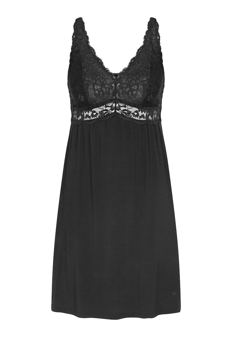 Camasa de noapte - lyocell - negru -