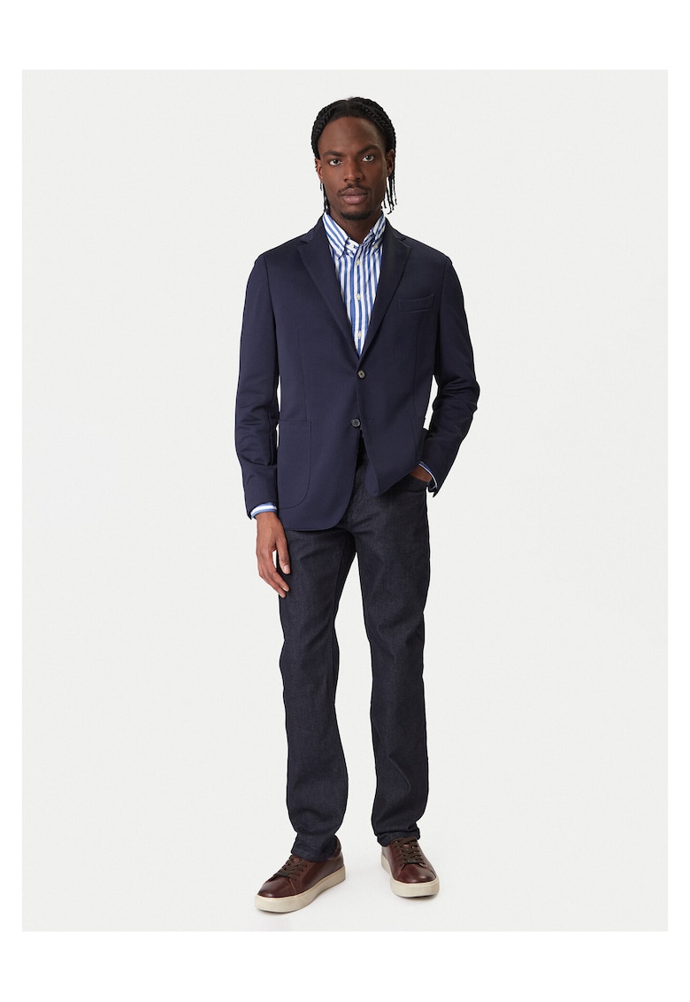 Blugi barbati slim fit - Bleumarin