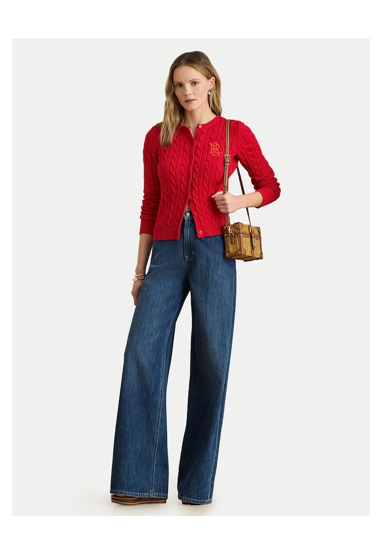 Cardigan dama Ralph Lauren rosu - Rosu