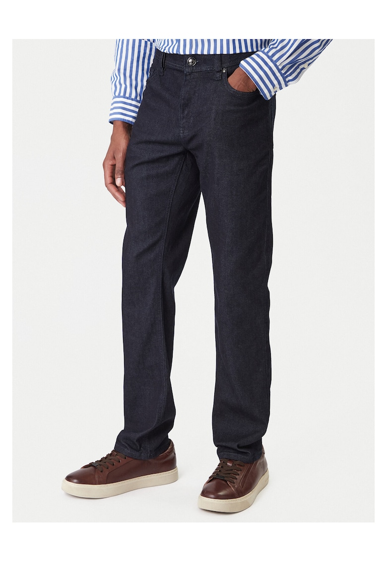 Blugi barbati - bumbac - slim fit - bleumarin