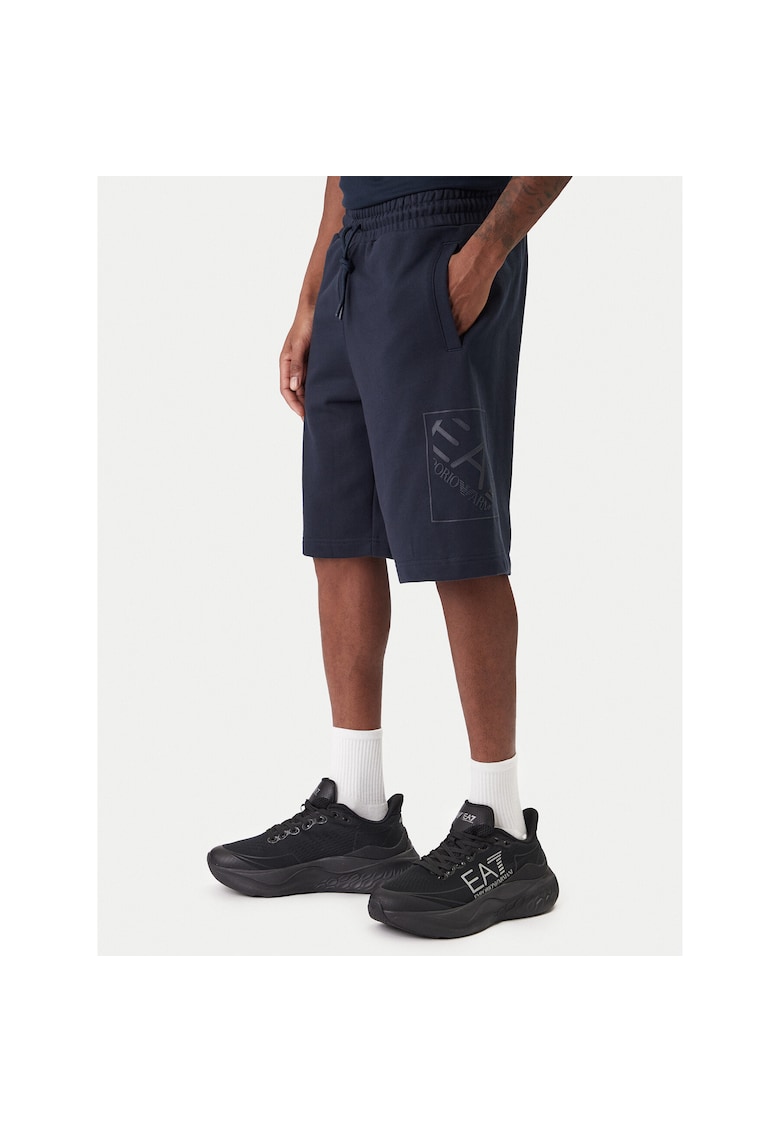 Pantaloni sport barbati - bumbac - bleumarin - set 100% bumbac