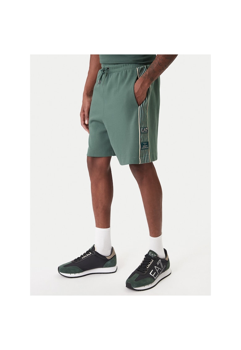 Pantaloni sport barbati - verde - bumbac si poliesterwqf - Verde