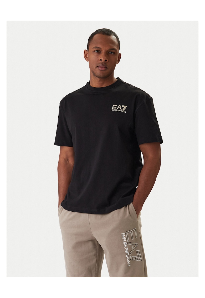 Tricou barbati - bumbac negru -