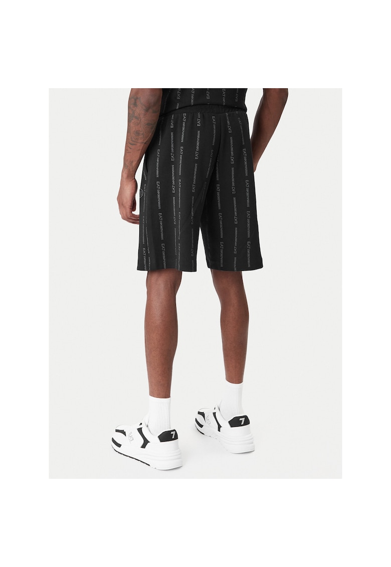Pantaloni sport barbati - negru - bumbac si poliester