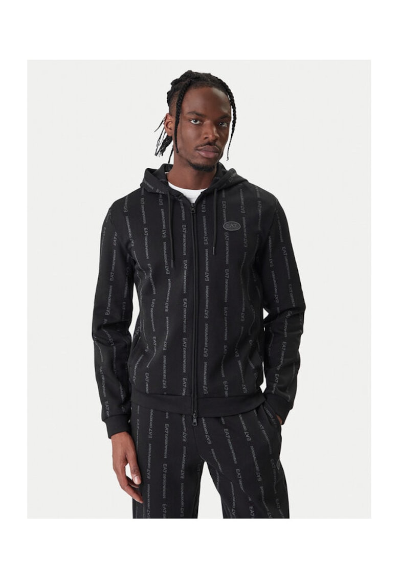Hanorac barbati - negru - 63% bumbac - 37% poliester