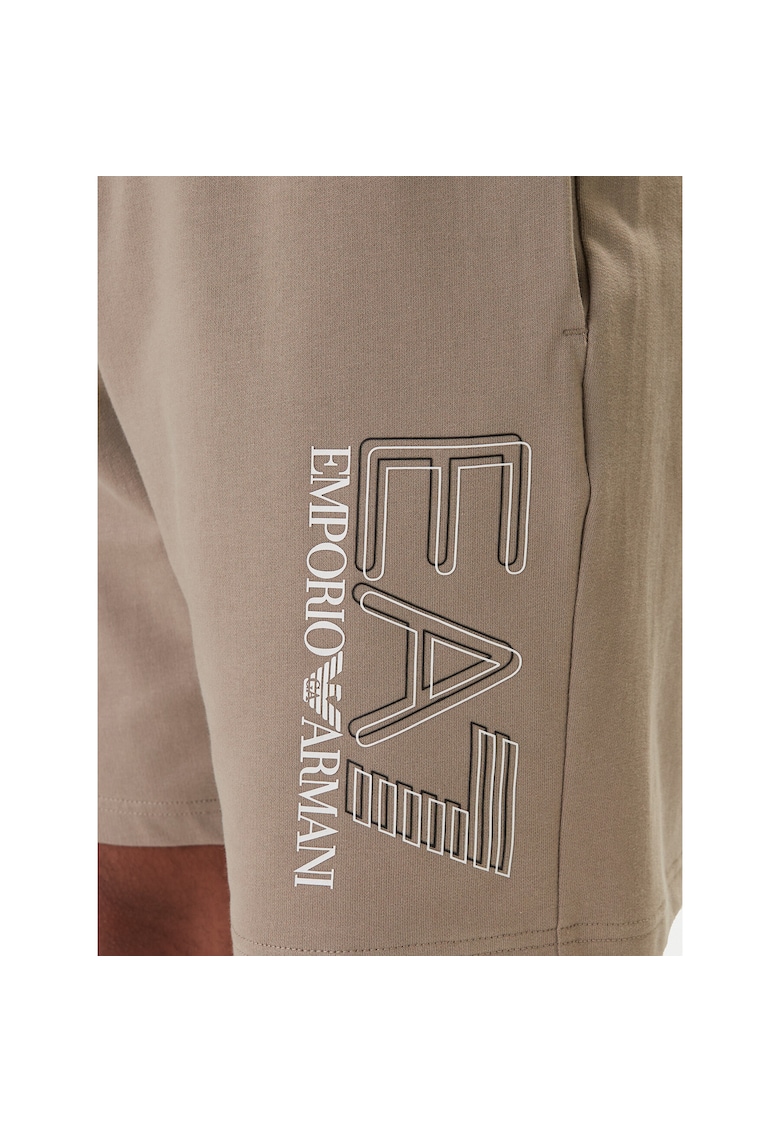 Pantaloni scurti sport barbati - bumbac - bej