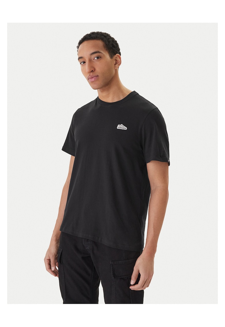 Tricou Barbati - Model simplu - Bumbac - Negru