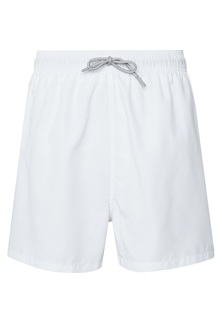 Costum de baie barbati - alb - poliester - set cu captuseala 100% poliester