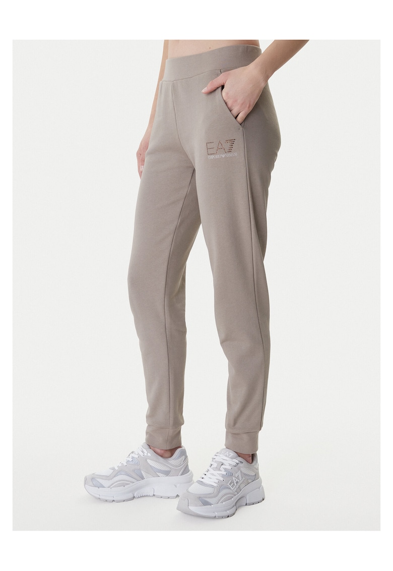 Pantaloni dama - bumbac organic - maro