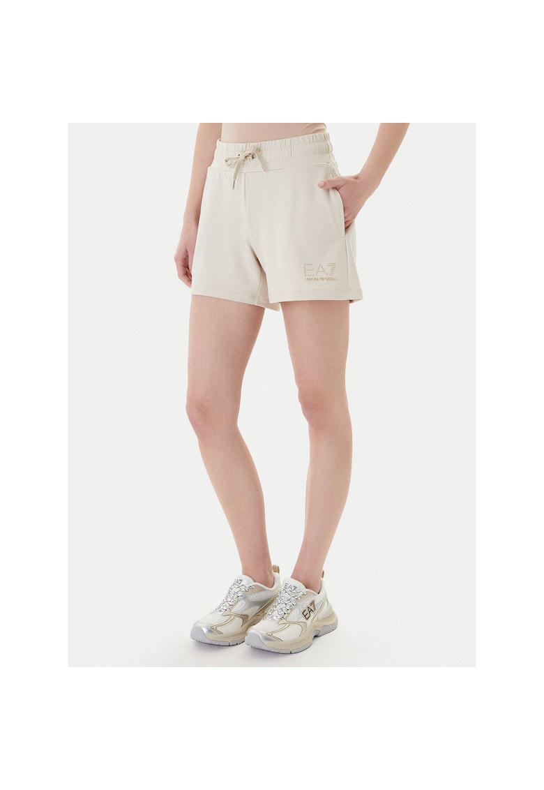 Pantaloni sport dama - bej - 60% poliester - 36% viscoza