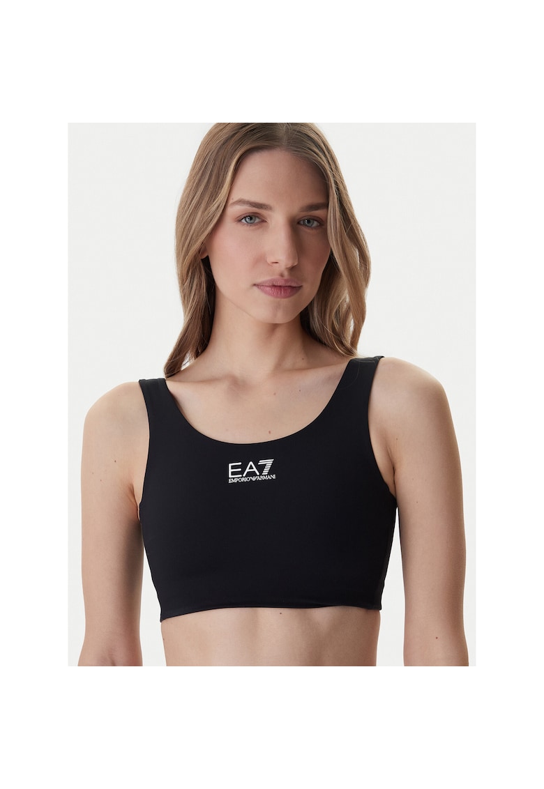 Bustiera sport dama - negru - 57% poliamida - 43% elastan -