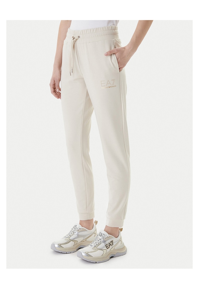 Pantaloni dama - poliester - bej