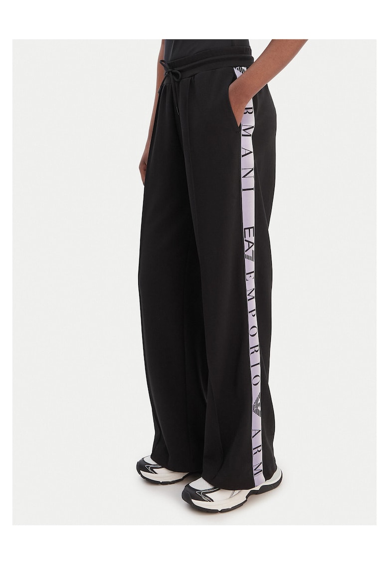 Pantaloni dama - poliester - negru