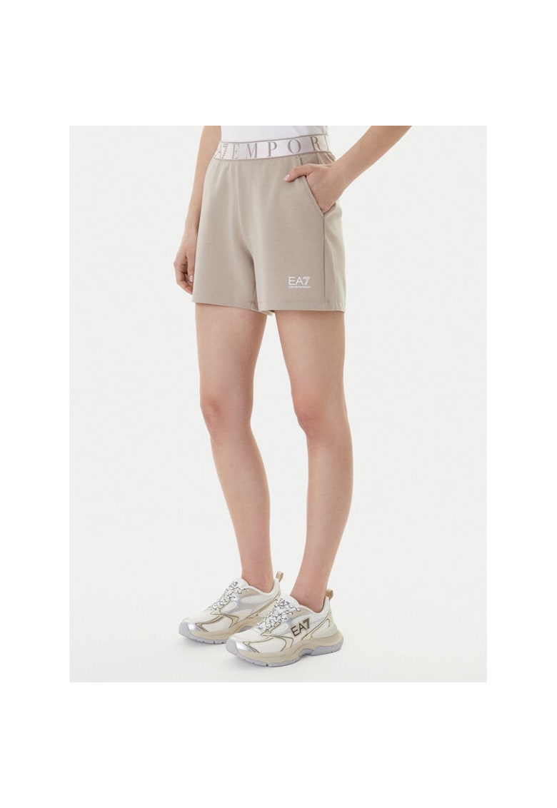Pantaloni sport dama - bej - 50% poliester - 24% bumbac