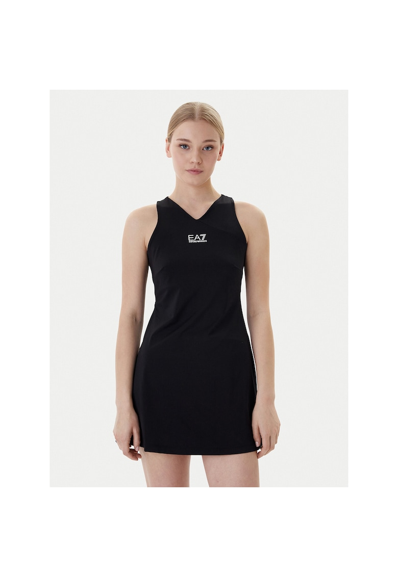 Rochie sport dama - poliamida - negru -