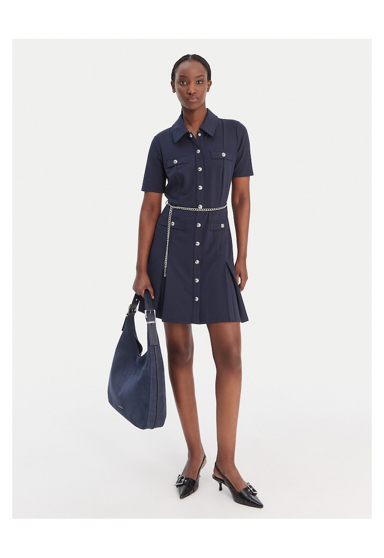 Rochie camasa bleumarin - Bleumarin