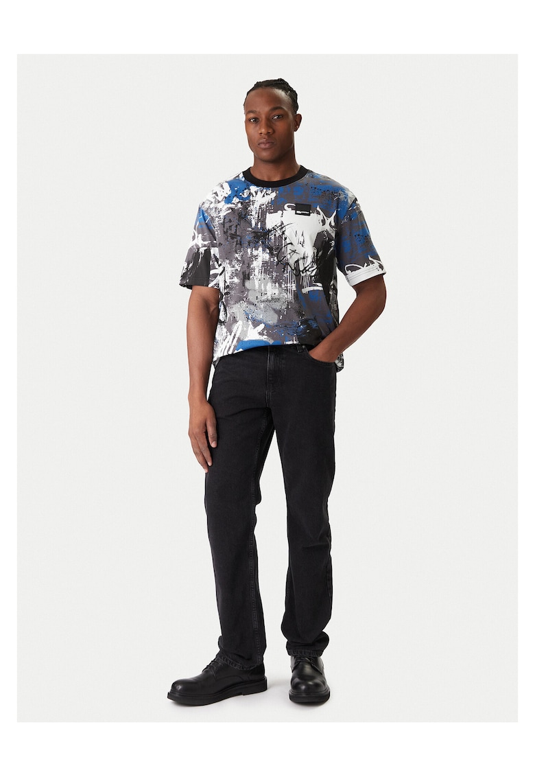 Blugi Negru Bumbac - Negru