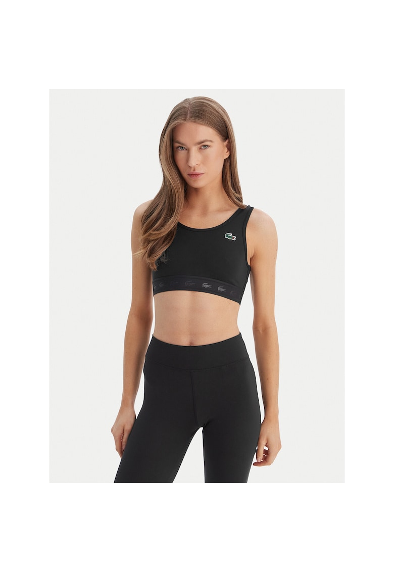 Bustiera sport dama - negru - 74% poliester - 26% elastan -
