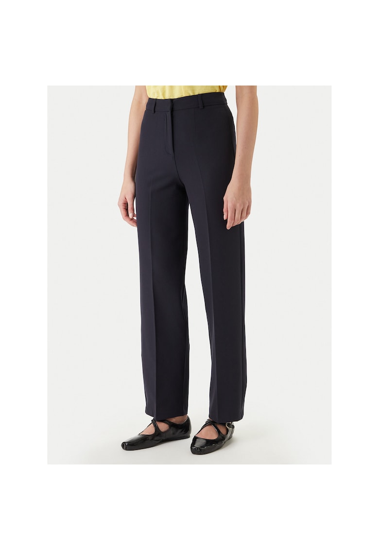 Pantaloni sport dama - poliester - bleumarin - 91% poliester - 9% elastan