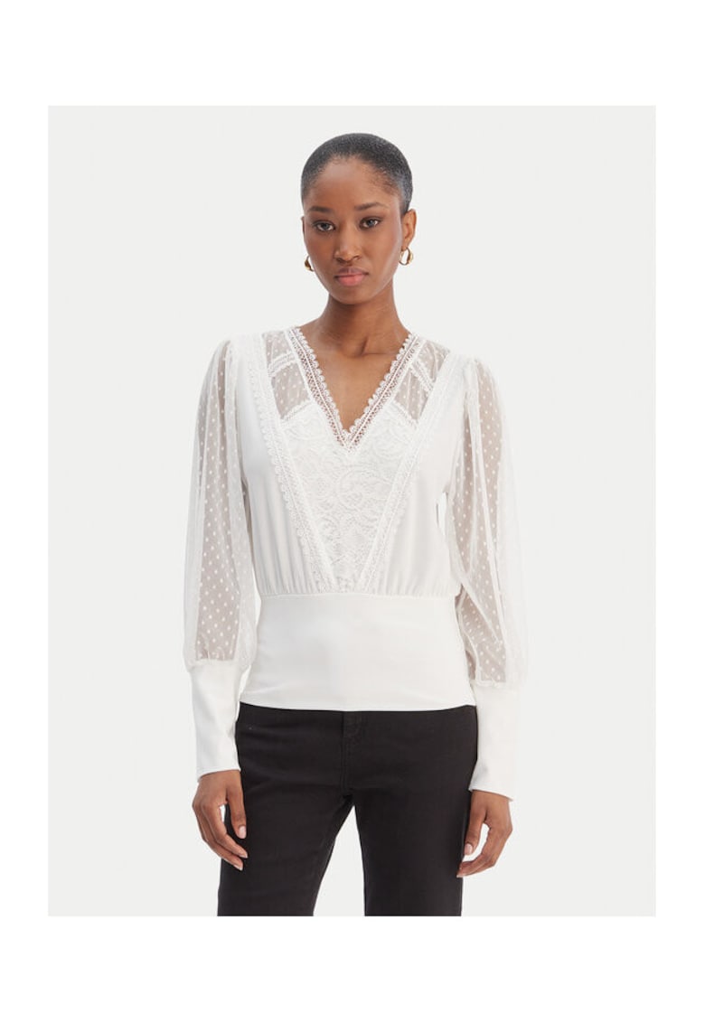 Bluza dama - alb - poliester