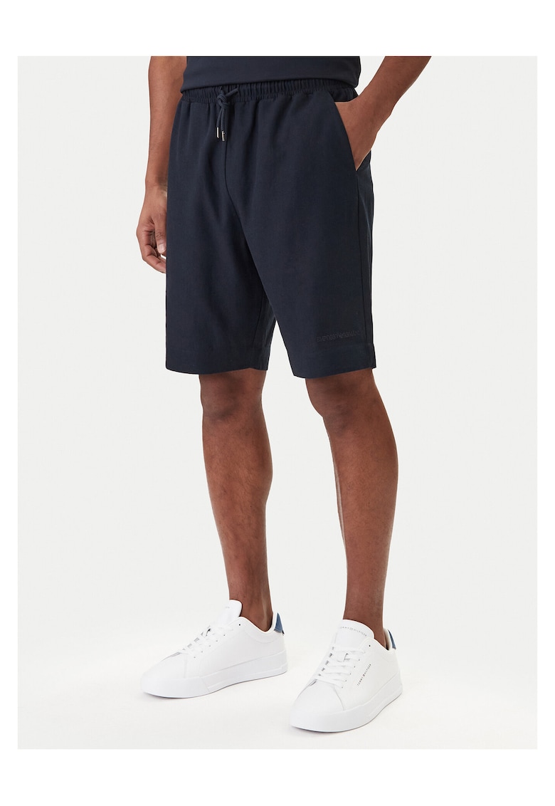 Pantaloni scurți pentru bărbați - Bleumarin