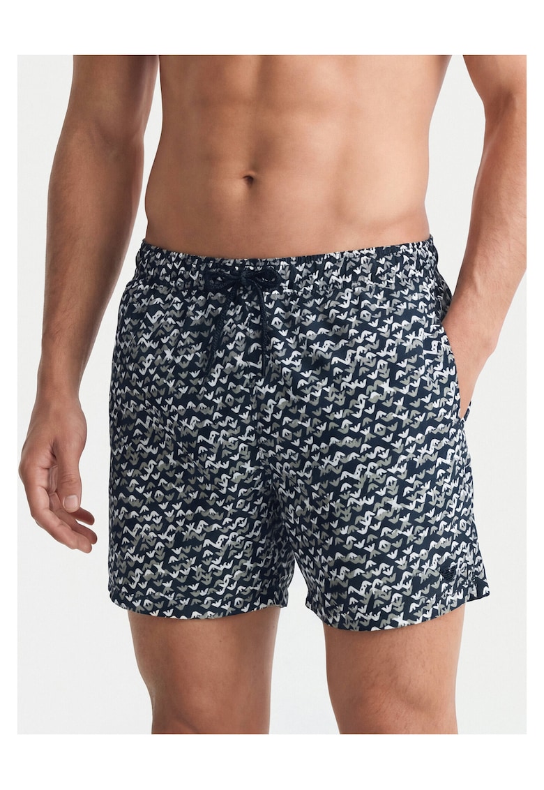 Sort de baie Barbati - bleumarin - poliester -