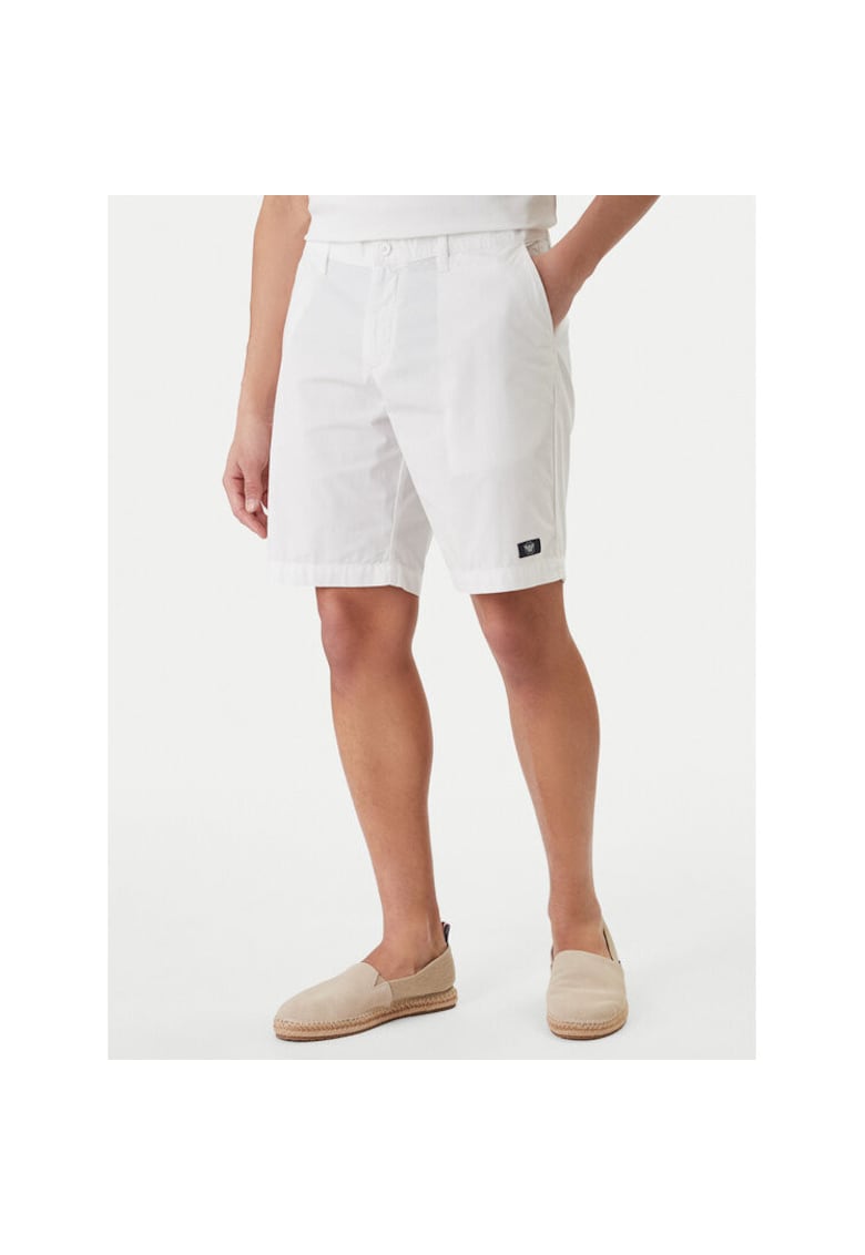 Pantaloni sport barbati - bumbac - alb