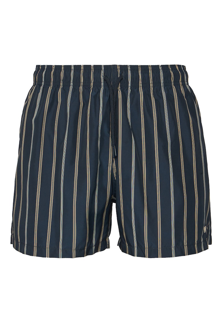 Costume de baie barbati - dungi - bleumarin - poliester - Bleumarin