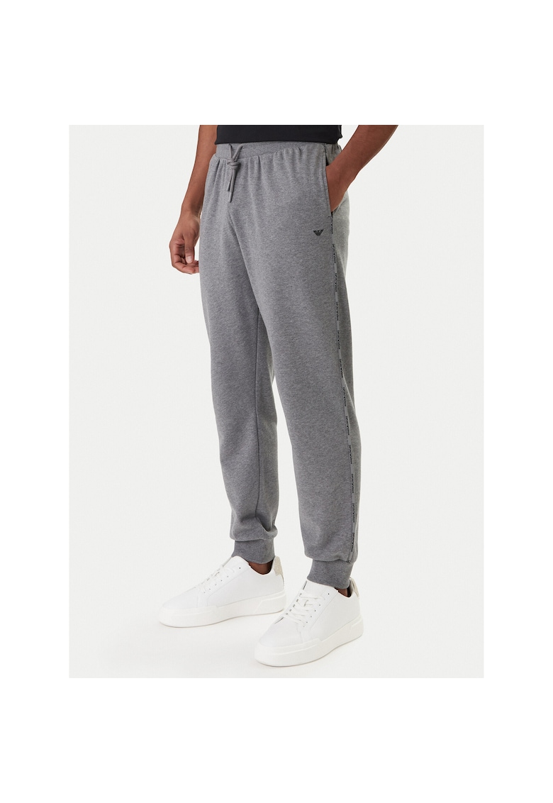 Pantaloni trening barbati - bumbac/poliester - gri