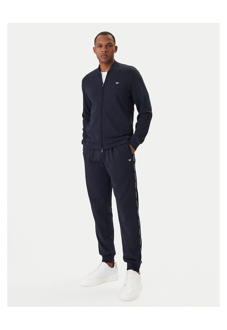 Trening lifestyle barbati - Emporio Armani - bleumarin - 75% bumbac - 25% poliester