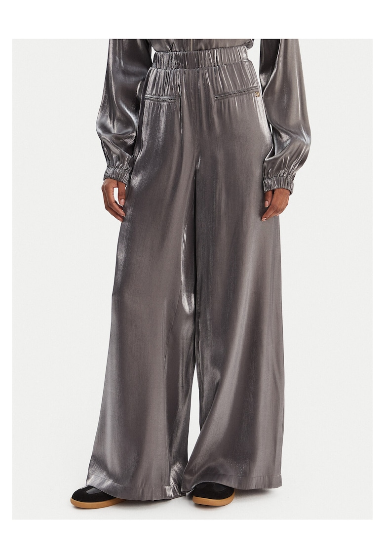 Pantaloni dama - viscoza - gri