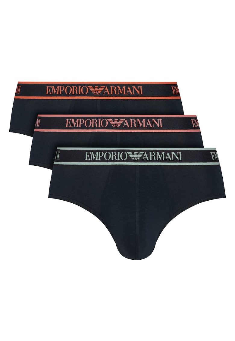 Set 3 barbati - Emporio Armani - bumbac - Bleumarin