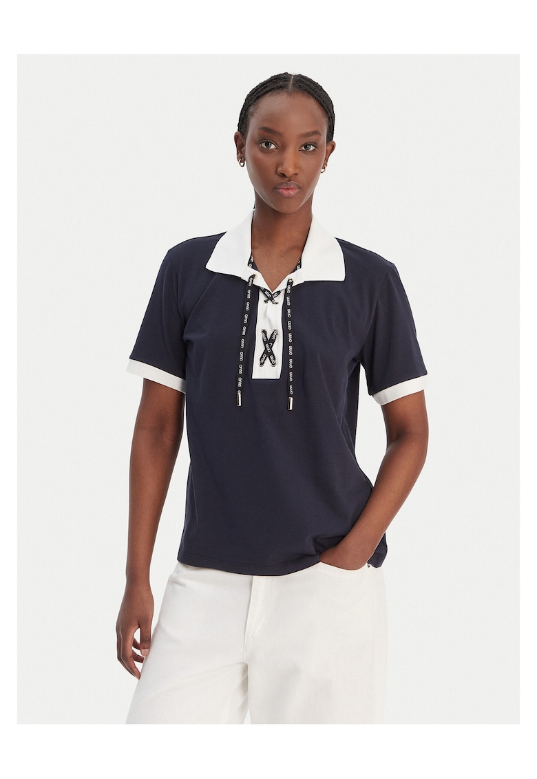 Tricou dama - bumbac - bleumarin - Bleumarin