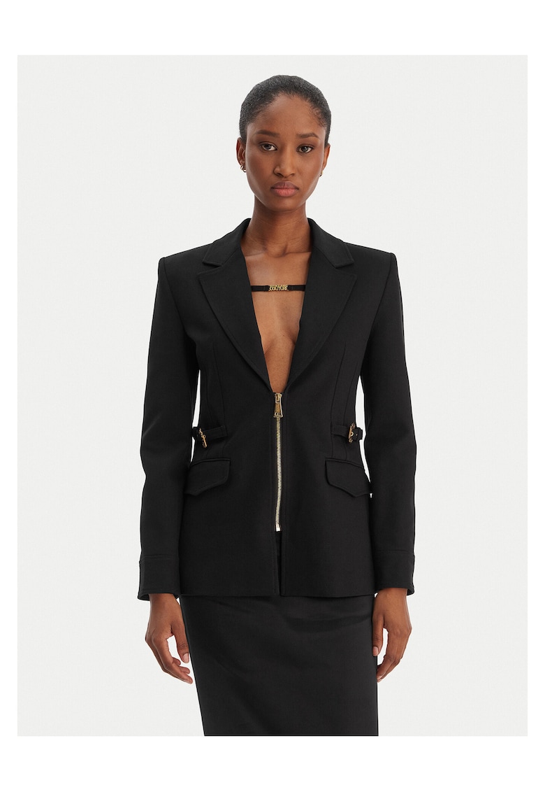 Sacou dama - negru - fermoar - 64% viscoza - 31% 5% elastan - Negru