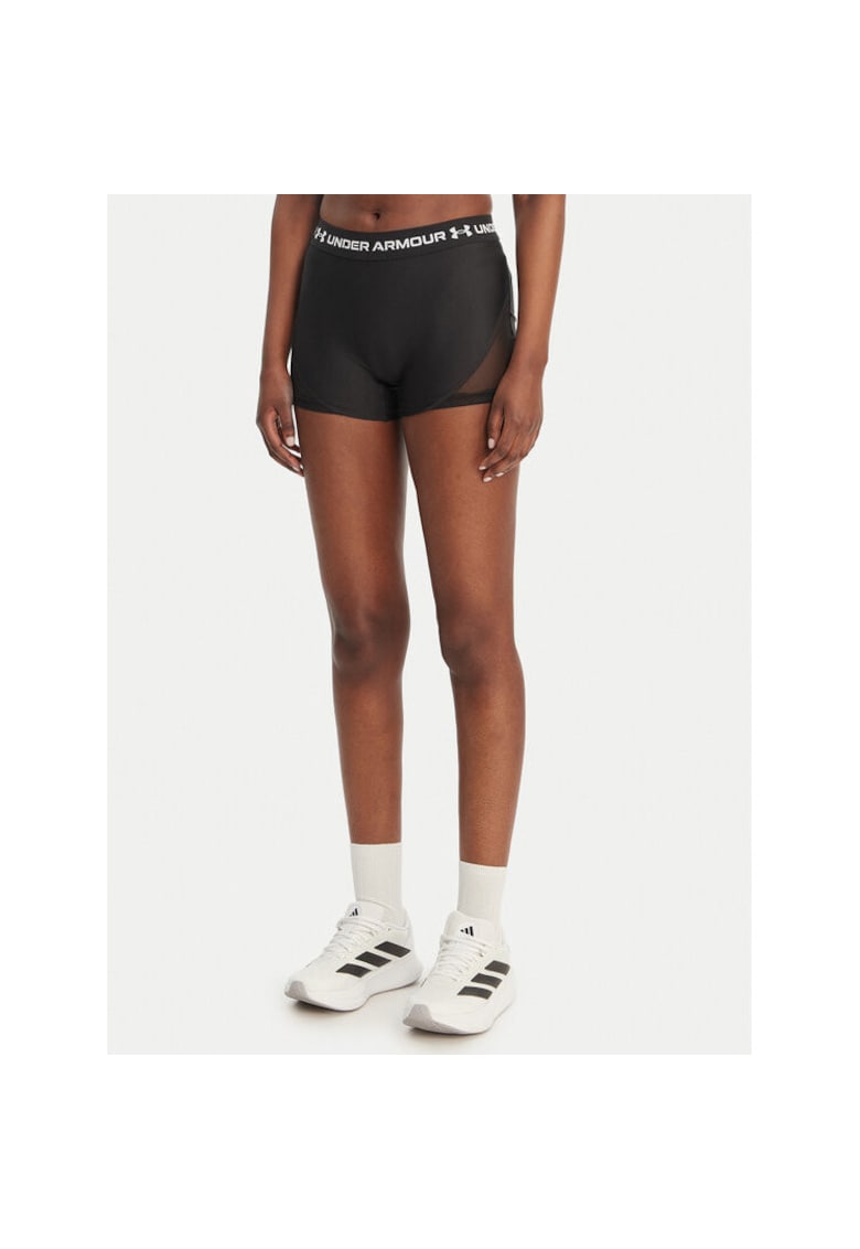Pantaloni scurti sport dama - poliester - negru