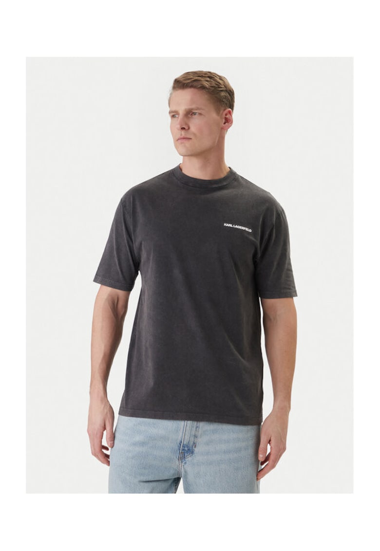 Tricou Barbati - Bumbac organic - Gri - Gri