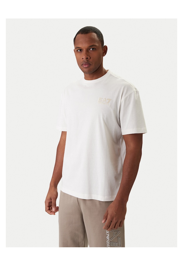 Tricou ecru din bumbac - Ecru